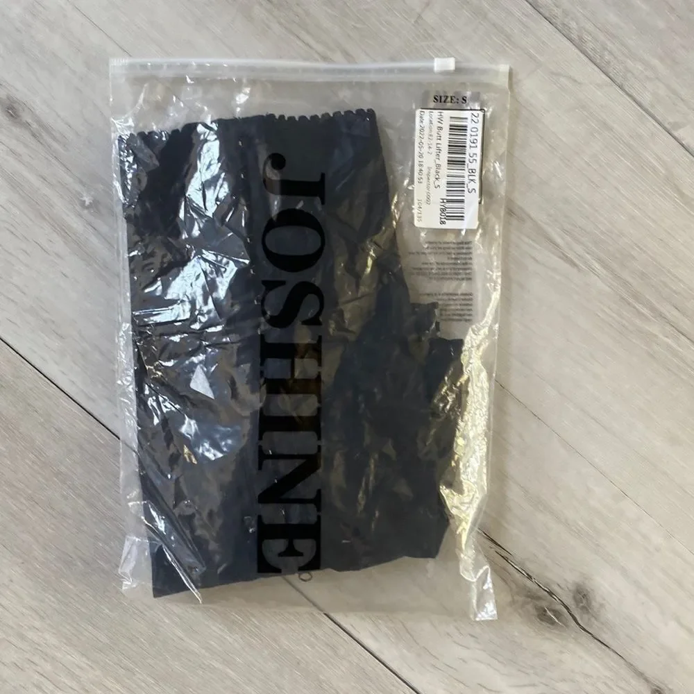 JOSHINE Womens Shaping High Waisted butt lifter Black S‎ NWT in packaging